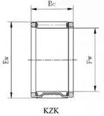KZK Series Needle Roller and Cage Assemblies Needle Bearings For Crank Pins, Needle Cage Supplier(KZK12X18X10 KZK13X18X10 KZK14X18X10 KZK14X19X10)