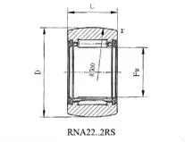 Yoke Type Track Roller Bearings(RNA2205.2RS RNA2206.2RS RNA2207.2RS RNA2208.2RS RNA2209.2RS RNA2210.2RS)