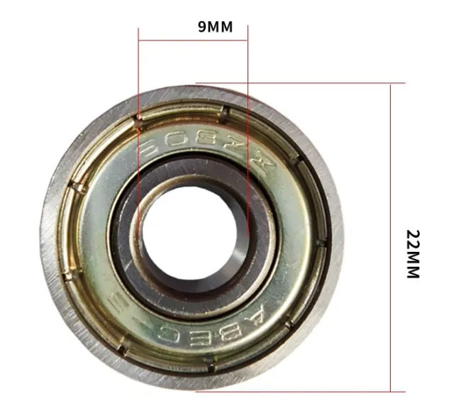 R6 3/8x7/8x9/32"/ 9.525x22.225x7.142mm 608 8x22x7mm 9x22x7mm Front Caster Wheelchair Bearings ,Front Fork & Rear Wheelchair Bearings For Medical Equipment