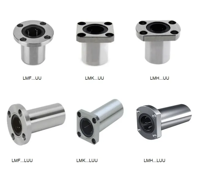 LMH...UU Oval Flange Linear Bearings(LMH6UU LMH8UU LMH10UU LMH12UU LMH13UU LMH16UU LMH20UU LMH25UU LMH30UU)