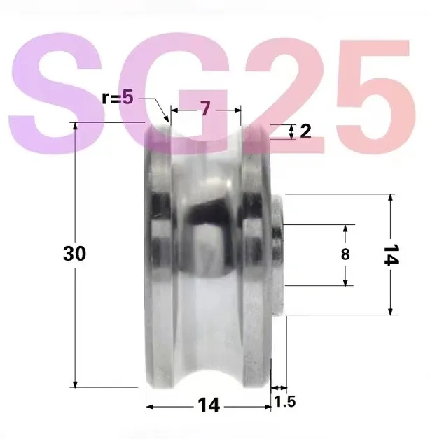 SG15 Track Roller Bearings With Bolt