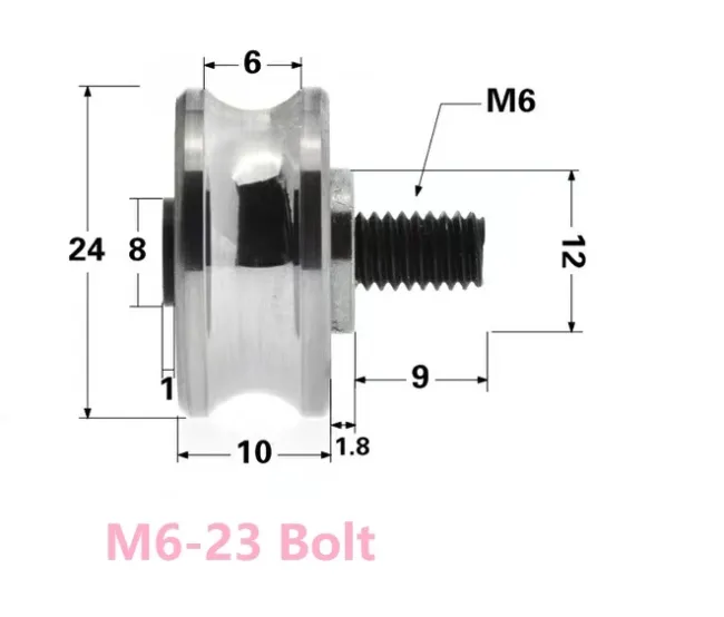 SG15 Track Roller Bearings With Bolt