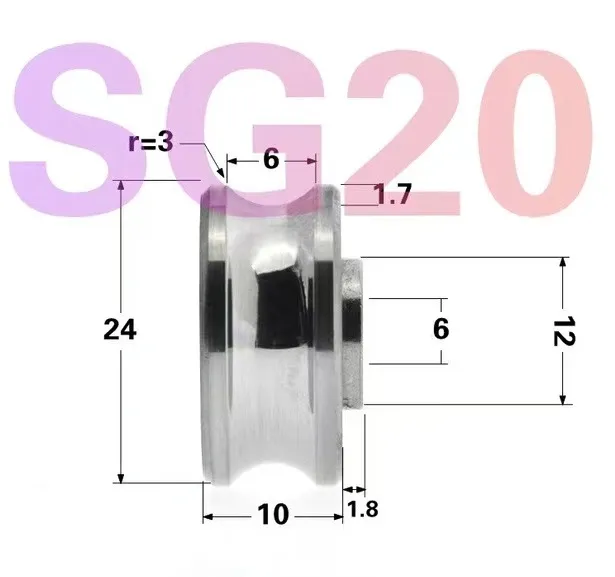 SG15 Track Roller Bearings With Bolt