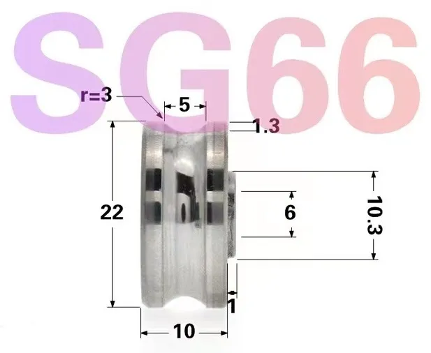 SG15 Track Roller Bearings With Bolt