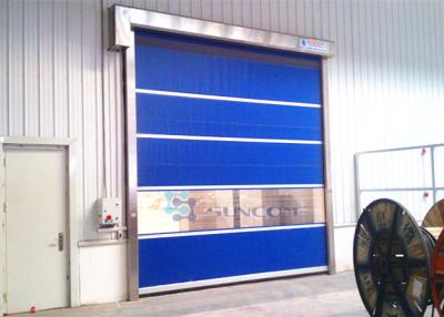 China 220V Steel Industrial Interior Roller Shutter High Speed Overhead Doors for sale