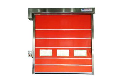 China English Man Machine Interface High Speed Rolling Door Outside Big Wind Area for sale