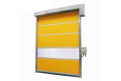 China Industrial Transparent PVC Window High Speed Door Yaskawa Frequent Convert for sale