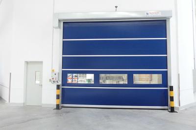 China Warehouse Fast Acting PVC Door High Speed Roll Up Door With High frequency Motor for sale