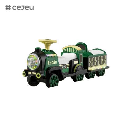 Chine CJ-1788 Train scooters for boys and girls with body and compartment/Bluetooth/music/lights/one-click start à vendre