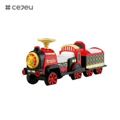 Chine CJ-1788 Train scooters for boys and girls with body and compartment/Bluetooth/music/lights/one-click start à vendre