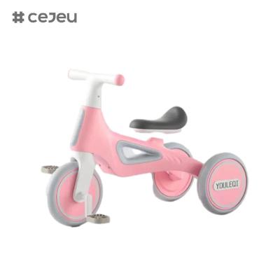 Chine CJ-A066, avec lumières/musique, tricycle pour enfants, rose/vert/jaune, trois couleurs, un beau cadeau pour les garçons et les filles à vendre