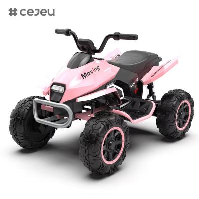China CJ-YB-718 Baby Toys Children Driving Electric Vehicle Kids Electric Car 4 Wheels ATV 24V Battery Powered Ride on Car for 1-6 Years Old for sale