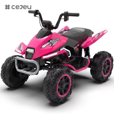 China CJ-YB-718 Baby Toys Children Driving Electric Vehicle Kids Electric Car 4 Wheels ATV 24V Battery Powered Ride on Car for 1-6 Years Old for sale