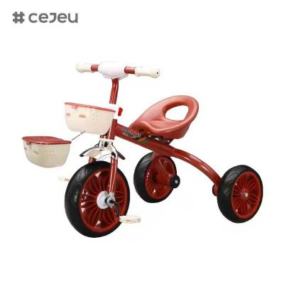 China CJ-HLZ-003 Manufacturers Direct Sales of New Best-selling Children's Tricycle Lighting Music Kids' Tricycle for sale