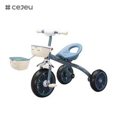 China CJ-HLZ-003 Manufacturers Direct Sales of New Best-selling Children's Tricycle Lighting Music Kids' Tricycle for sale