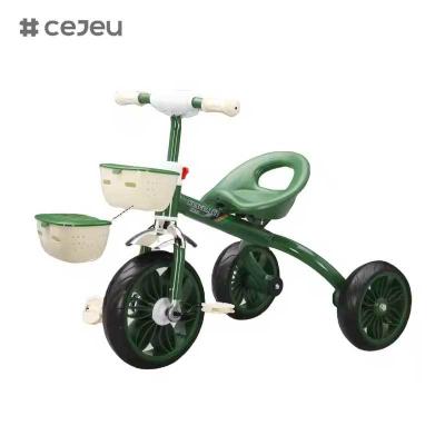 China CJ-HLZ-003 Manufacturers Direct Sales of New Best-selling Children's Tricycle Lighting Music Kids' Tricycle for sale