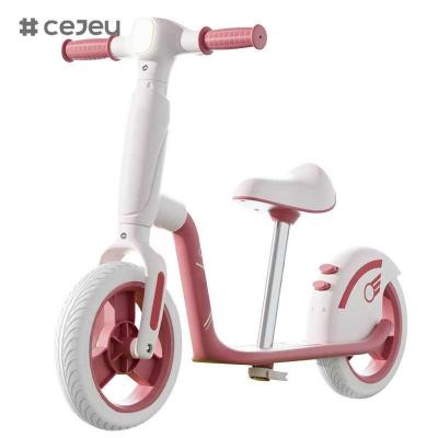 China CJ-LBB-988-1 Factory Direct Supply Two-wheeled Non-pedal Kids Kick Scooter Balance Bike Aluminium Alloy Frame Children's Balance Bike for sale