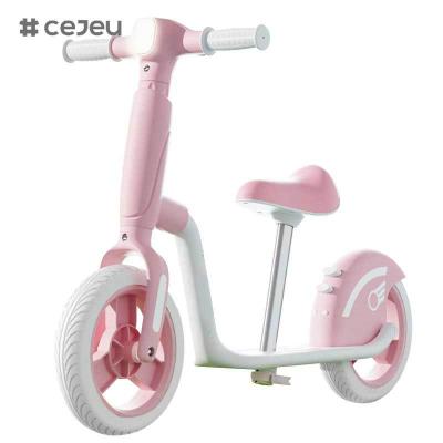 China CJ-LBB-988-1 Factory Direct Supply Two-wheeled Non-pedal Kids Kick Scooter Balance Bike Aluminium Alloy Frame Children's Balance Bike for sale