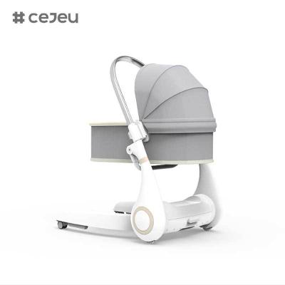 중국 CJ-LL-MY-08 4 in 1 다기능 베이비 전기 스윙 체이 키 조절 베이비 하이 체이 뉴 디자인 고급 다기능 4 in 1 접이식 베이비 먹이 체이어 하이 체이어 베이비 먹이 라탄 키드 판매용