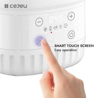 China CJ-FHC-BN- 231002 8-Function Smart Electric Digital Portable Breast Milk Warmer Baby Formula Powder Dispenser Bottle Sterilizer for Newborn Care for sale