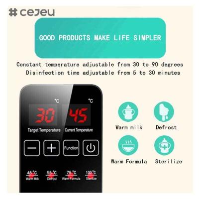 China CJ-DQ-N20 Good Quality Multi Functional Low Noise Formula Dispenser Mixer Household Formula Dispenser Baby Bottle Warmer Feeding Bottle for sale