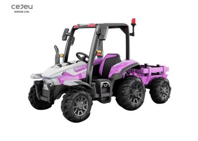 China Light Roof 12v Ride On Tractor With Parental Remote Control 28KG for sale