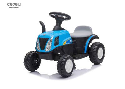 China 37 Months MP3 Blue Ride On Tractor 4KM/HR T7 6V EU Standard for sale