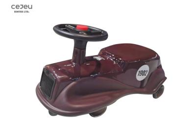 China Brown Air Horn Swing Wiggle Car With Pu Flashing Wheels Aged 3 Bebe Sound for sale