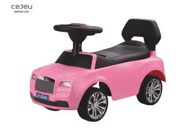 China CE Foot To Floor Ride On Car For 18 Month Pink With Easy To Grasp Handle for sale