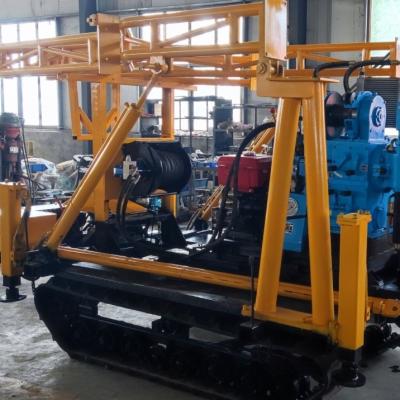China Hydraulic Rotary Borehole Drilling Rig Portable For 200m Depth Water Well for sale