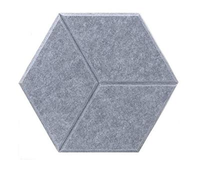 China Carved Hexagonal Acoustic Panels Sound Proofing Home Studio Workspace for sale