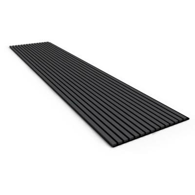 China Polyester Felt Natural Wood Slat Acoustic Panel For Residential Interiors for sale