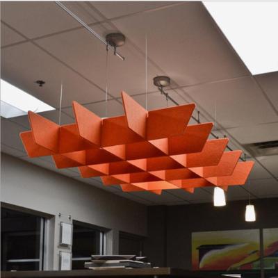 China Eco Ceiling Acoustic Panel Sound Deadening Ceiling Tiles for sale