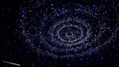 China Starry Sky Polyester Ceiling Tiles Decorative Cinema Room 600mmx600mm for sale