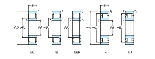 Kugellager Lagers cylindrical roller bearings NJ214 NUP214 NJ2214 NUP2214 NJ314 NUP314 NJ2314 NUP2314