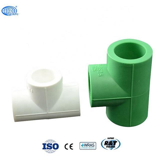DIN80778078 PPR plastic pipe fittings PPR Equal Tee (4)