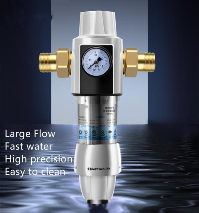 Integrated turning scraper Whole House Auto Backwash Water PreFilter (1)