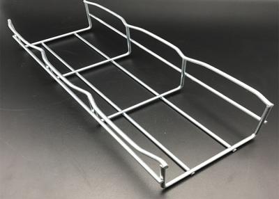 China OEM Grid Wire Basket Cable Tray 100mm Zinc Plated Ventilated for sale