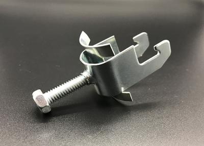 China 1-1/4 Metal U Shaped One Piece Single Cable Clamp 1.5mm Thickness for sale