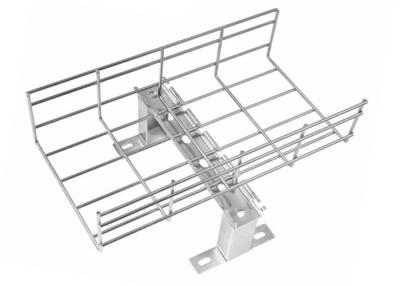 China Pre-Galvanized Basket Type Cable Tray Q235B Wire Management Basket for sale