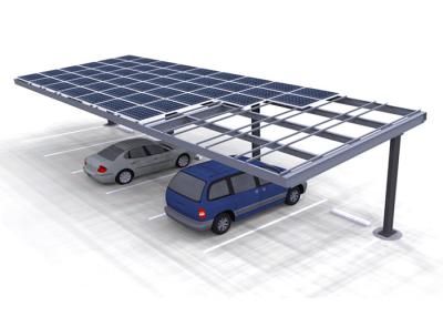 Chine Le parking solaire adapté aux besoins du client résidentiel structure le support de soutien de panneau à vendre