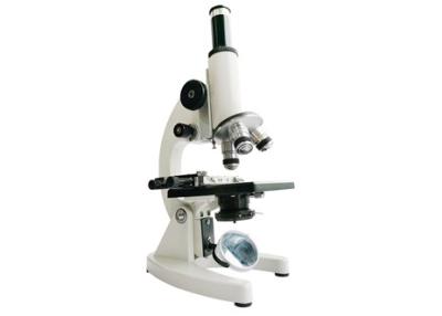 China cabeza monocular de los agujeros del compuesto 3 de Biological Microscope Monocular del estudiante de 50X 1250X en venta