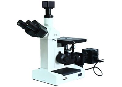 China Trinocular Inverted Optical Microscope Biological PL L40X WF10X Halogen Lamp for sale