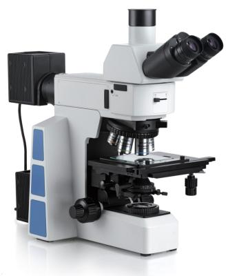 China Trinocular Dark Field Microscope Optical Camera 50X Objective DIC Metallurgical for sale