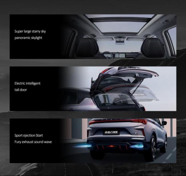 Geely BINYUE COOL Low Emission Petrol Cars 1.5T LED 5 Door 5 Seat 4