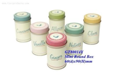 China Minits Tin Box for Power & Kitchen Jar from Golden Tin Box for sale