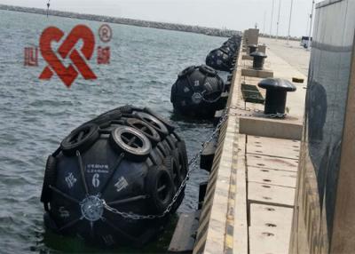 China CCS Floating Inflatable Dock Fender With Tyres And Chain Around for sale