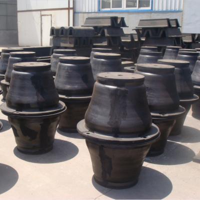 China Ship Wharf Super Cone Rubber Fenders With High Density Polyethylene Pads for sale