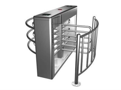 China IC Card Half Height Turnstile Gate No Noise Outdoor Turnstile For Parks Crowd Control for sale