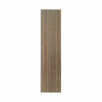 China Acoustic Wood Wall Panels Natural Oak Veneer with Foam MDF Polyester for sale
